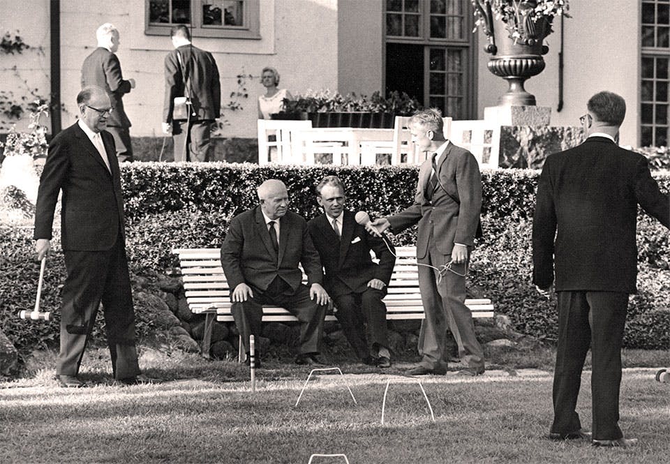 tage erlander nikita chrusjtjov krocket harpsund 1964